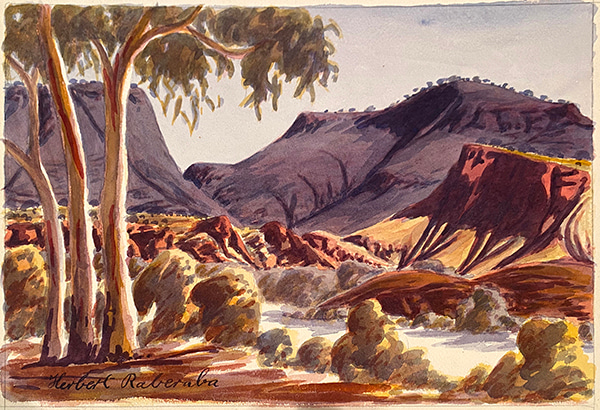 57. Herbert Raberaba by Hermannsburg Artists | Lethbridge Gallery