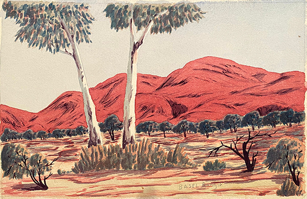 60. Basel Rantji by Hermannsburg Artists | Lethbridge Gallery