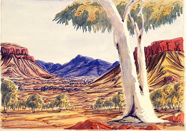 61. Basel Rantji by Hermannsburg Artists | Lethbridge Gallery