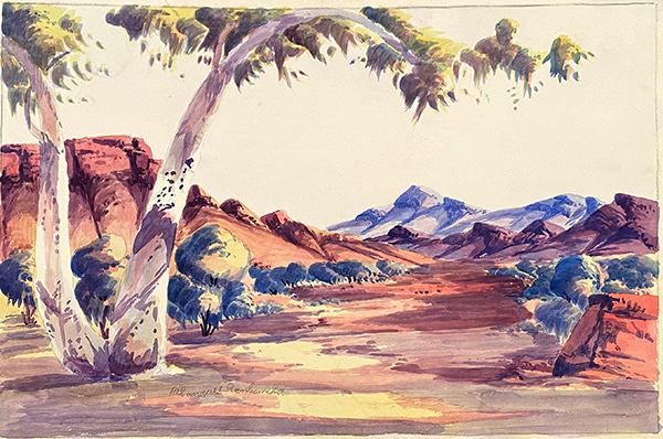 70. Athanasius Renkaraka by Hermannsburg Artists | Lethbridge Gallery