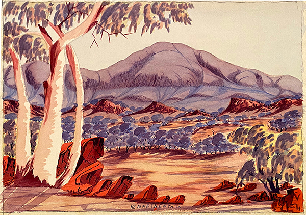 76. Kenneth Entata by Hermannsburg Artists | Lethbridge Gallery