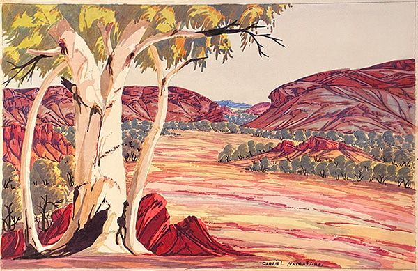 77. Gabriel Namatjira by Hermannsburg Artists | Lethbridge Gallery