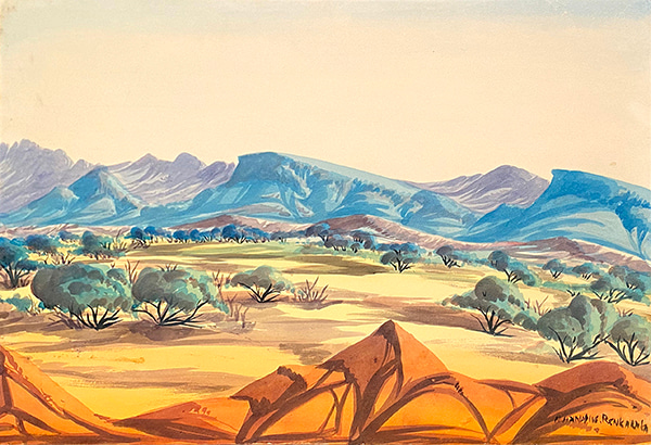 78. Athanasius Renkaraka by Hermannsburg Artists | Lethbridge Gallery