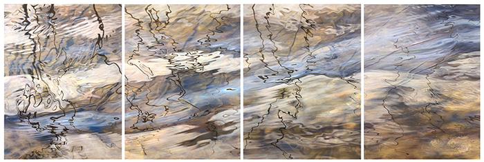 Valley of the Sky (quadriptych) by Ai Shah | Lethbridge Gallery