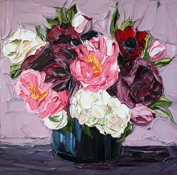 Magenta Bouquet by Jodie Wells | Lethbridge Gallery