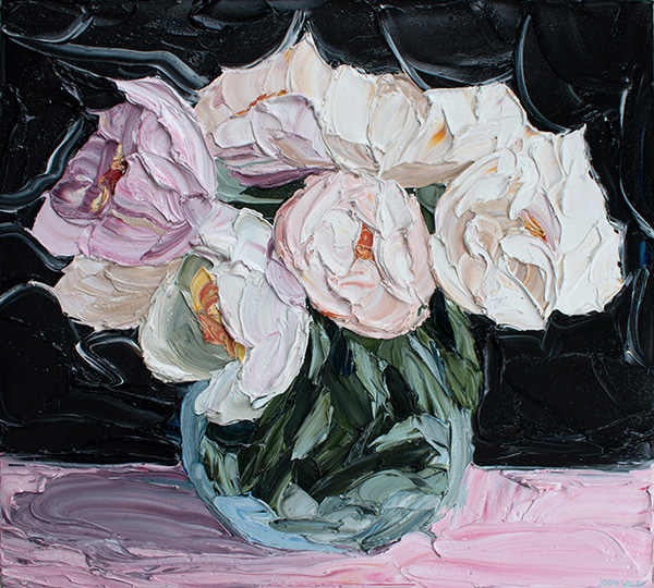 Fluffy Peonies by Jodie Wells | Lethbridge Gallery