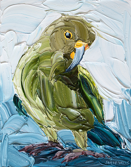 Snow King Kea by Jodie Wells | Lethbridge Gallery