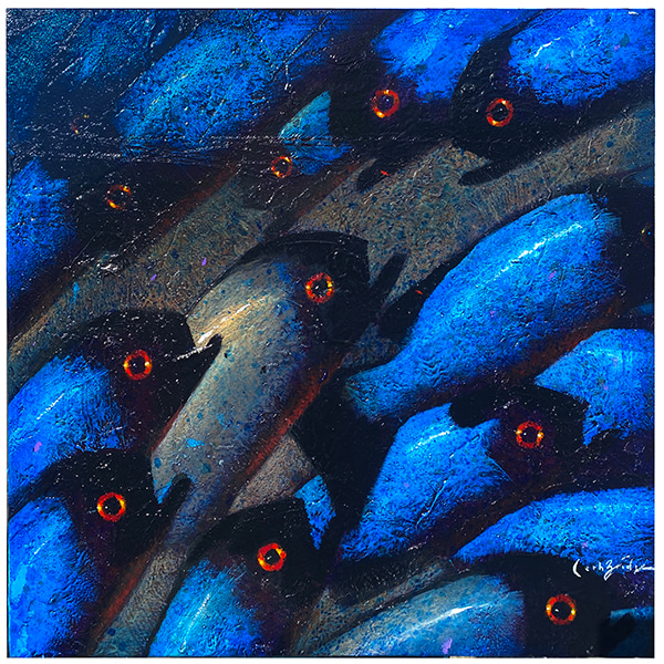 Blue Fish    by Brett Lethbridge | Lethbridge Gallery