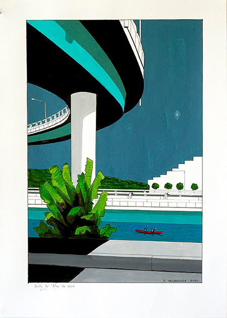 Study for “After the storm” by J Valenzuela Didi | Lethbridge Gallery