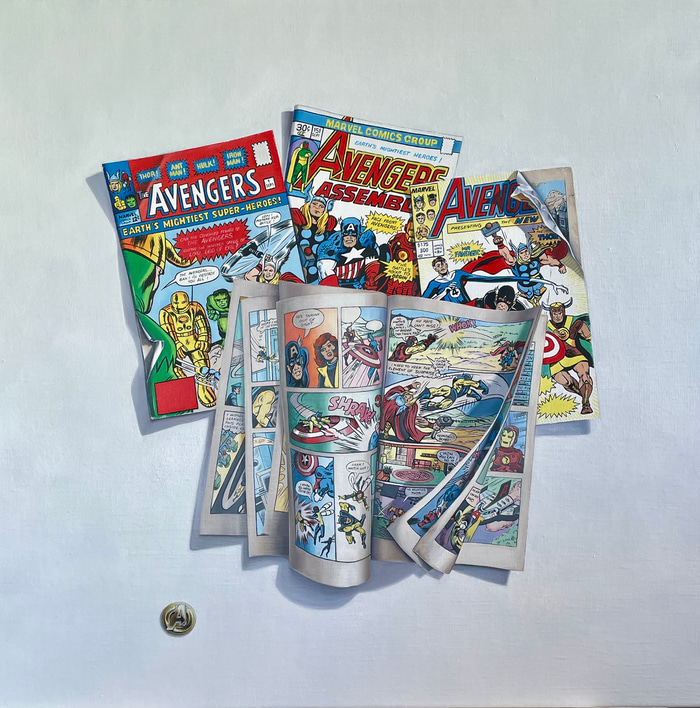 Avengers Assemble - 1960's, 70's, 80's by Michelle Caitens | Lethbridge Gallery