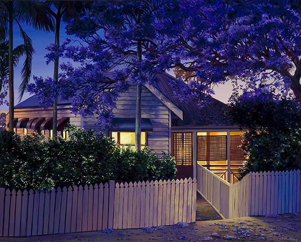 Twilight Jacaranda by Alexandra Matthews | Lethbridge Gallery