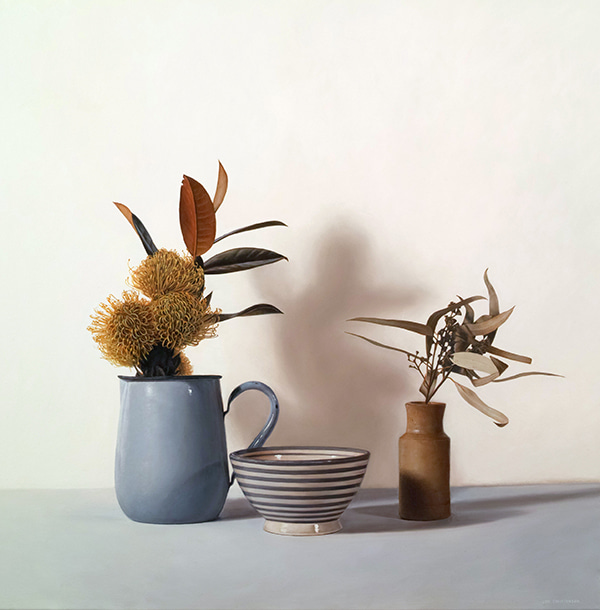 Banksia Striped Bowl by Lisa Christensen | Lethbridge Gallery