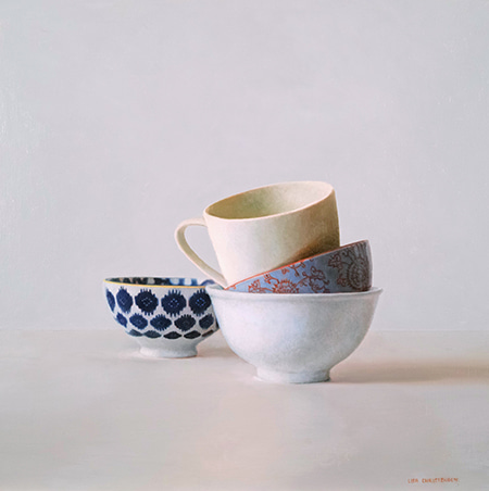 Small Bowls and Cup 2 by Lisa Christensen | Lethbridge Gallery