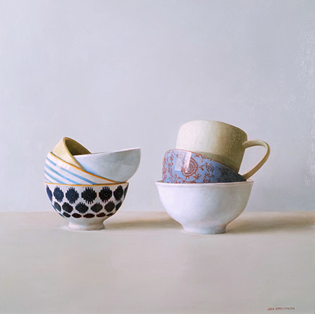 Small Bowls and Cup 3 by Lisa Christensen | Lethbridge Gallery