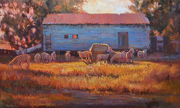 The Gold of Fleece by Kathy Ellem | Lethbridge Gallery