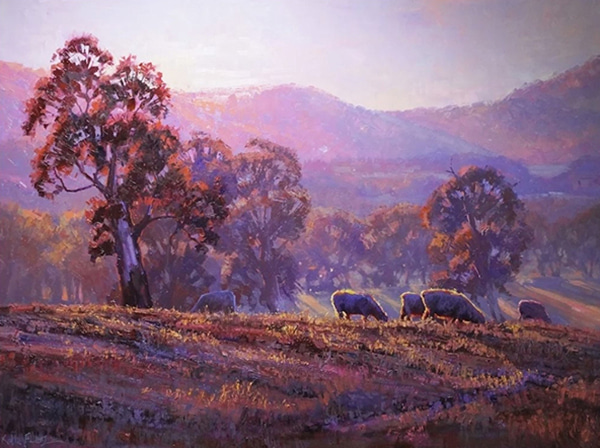 Gold Out on Kilfeera Road by Kathy Ellem | Lethbridge Gallery