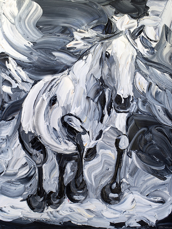 Bounding Horse by Jodie Wells | Lethbridge Gallery