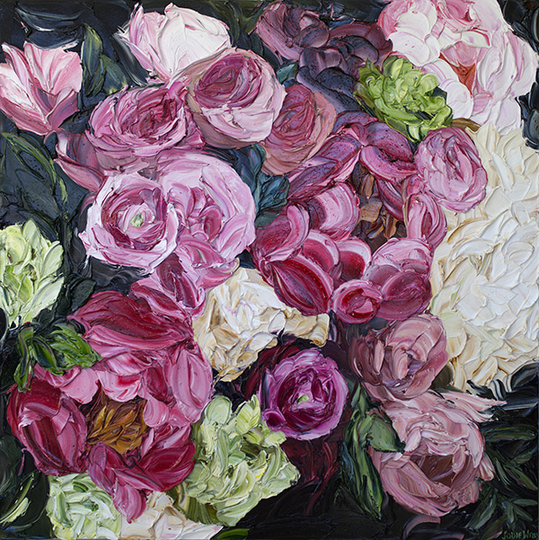 Fetching Fuschia Bouquet by Jodie Wells | Lethbridge Gallery