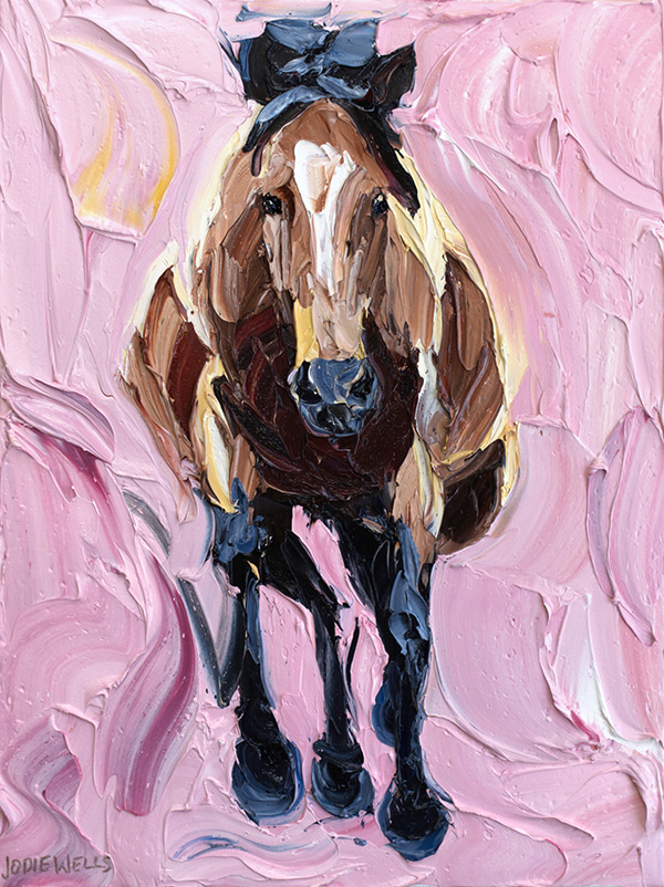 Hurtling Horse Chestnut by Jodie Wells | Lethbridge Gallery