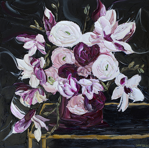 Magenta Magnolia Bouquet by Jodie Wells | Lethbridge Gallery
