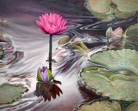 Waterlily Spell by Ai Shah | Lethbridge Gallery