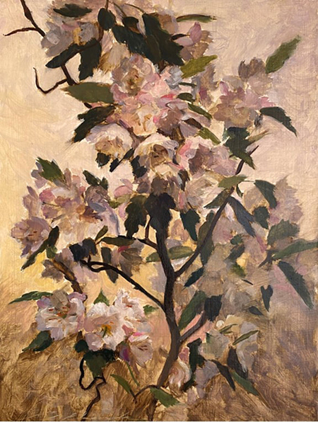 Crab Apple Dusk by Ann Maree Clark | Lethbridge Gallery