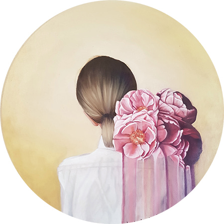 Study of a Florist in Lemon Zest by Tara Spicer | Lethbridge Gallery