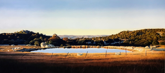 Afternoon light, Tenterfield NSW by Scott McDougall | Lethbridge Gallery