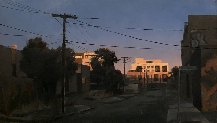 Tinning St at Dusk by Joe Whyte | Lethbridge Gallery