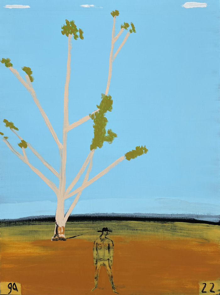 Drover and tree by Gary Abkin | Lethbridge Gallery
