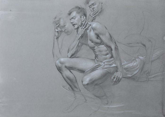 Study for The Abyss Stares Back by Scott  Breton | Lethbridge Gallery