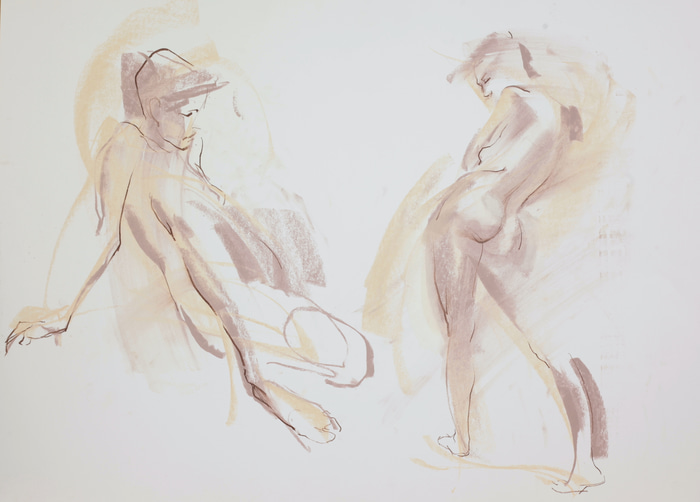Life Drawing (Cedar) 6 by Scott  Breton | Lethbridge Gallery