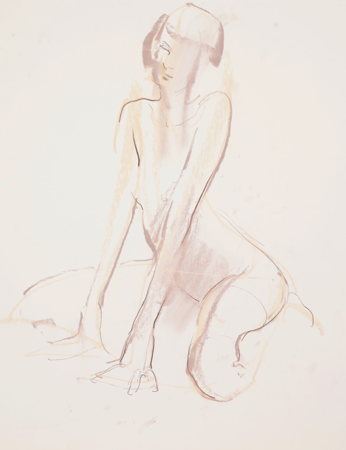Life Drawing (Jaelith) by Scott  Breton | Lethbridge Gallery
