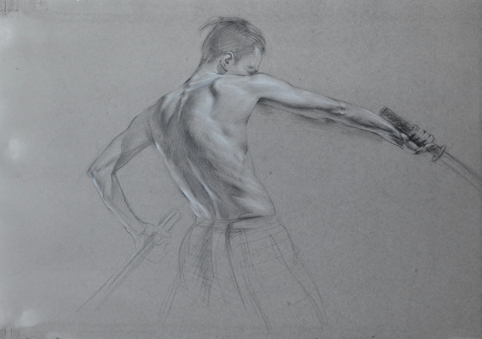 Study for Dreamt Redemption 2 by Scott  Breton | Lethbridge Gallery