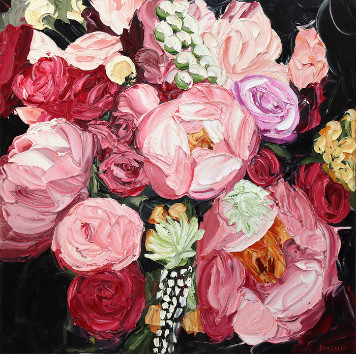 Blushing Bouquet by Jodie Wells | Lethbridge Gallery