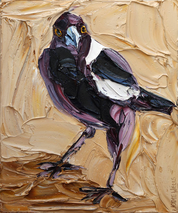 Lofty Magpie by Jodie Wells | Lethbridge Gallery