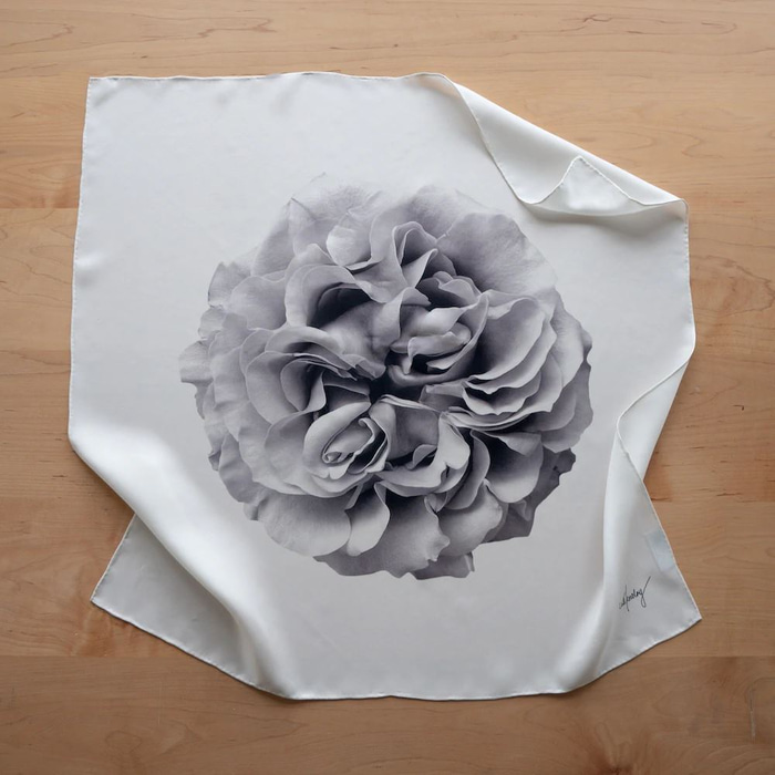 Epilogue Series: David Austin Rose Scarf by CJ Hendry | Lethbridge Gallery