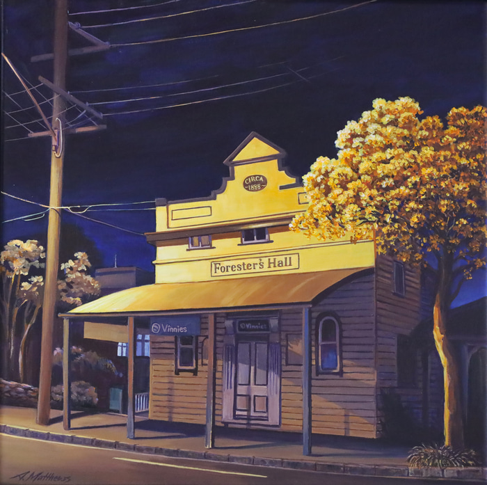 Friendly Forester's Hall by Alexandra Matthews | Lethbridge Gallery