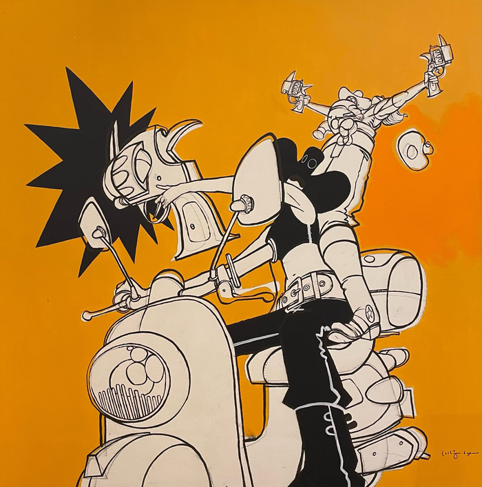 Vespa Desperados by Brett Lethbridge | Lethbridge Gallery