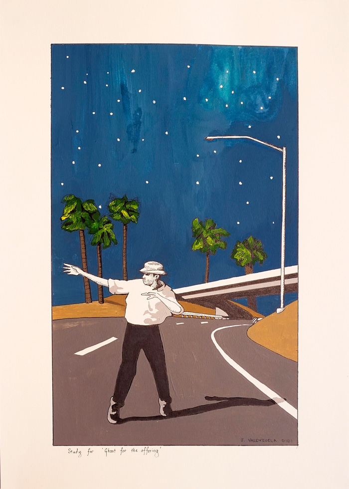Study for 'Ghost for the offering' by J Valenzuela Didi | Lethbridge Gallery