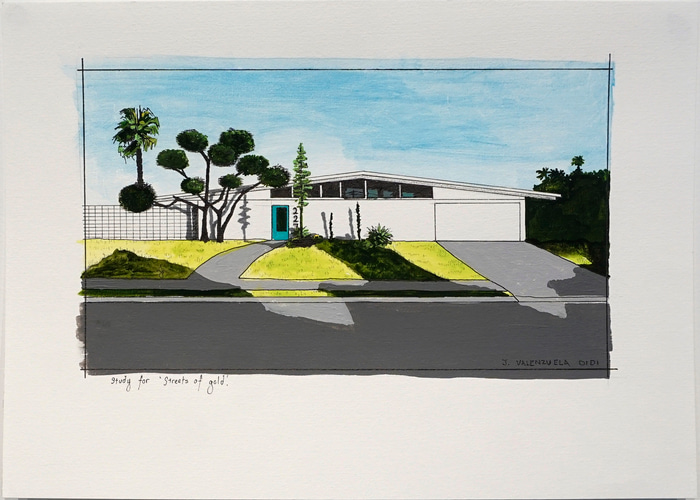 Study for 'Streets of gold' by J Valenzuela Didi | Lethbridge Gallery