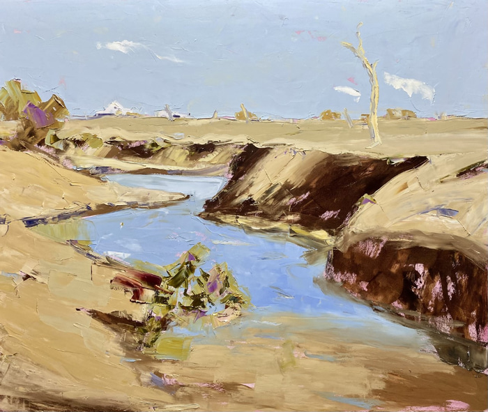 Distant Clouds, Cyrus Creek, Beaudesert by Todd Whisson | Lethbridge Gallery