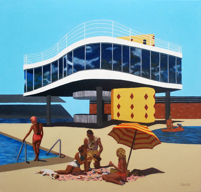 Centenary Pool - Clear waters by Linda Zucco | Lethbridge Gallery