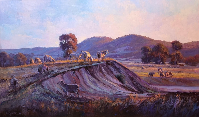 Queens of the Mountain.... bank by Kathy Ellem | Lethbridge Gallery