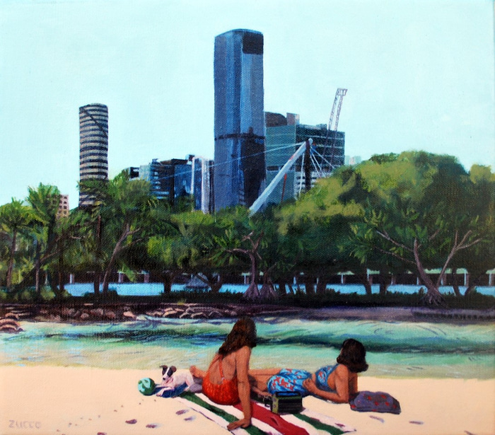Southbank - Turisti by Linda Zucco | Lethbridge Gallery