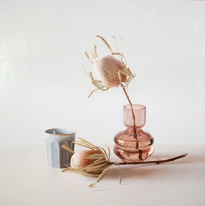 Rose Glass Banksia by Lisa Christensen | Lethbridge Gallery