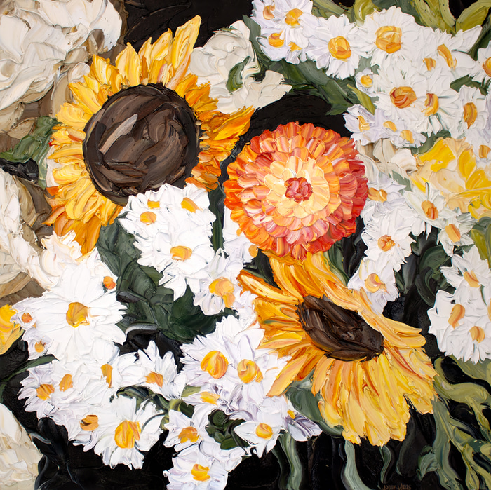 A Tapestry of Sunflowers by Jodie Wells | Lethbridge Gallery