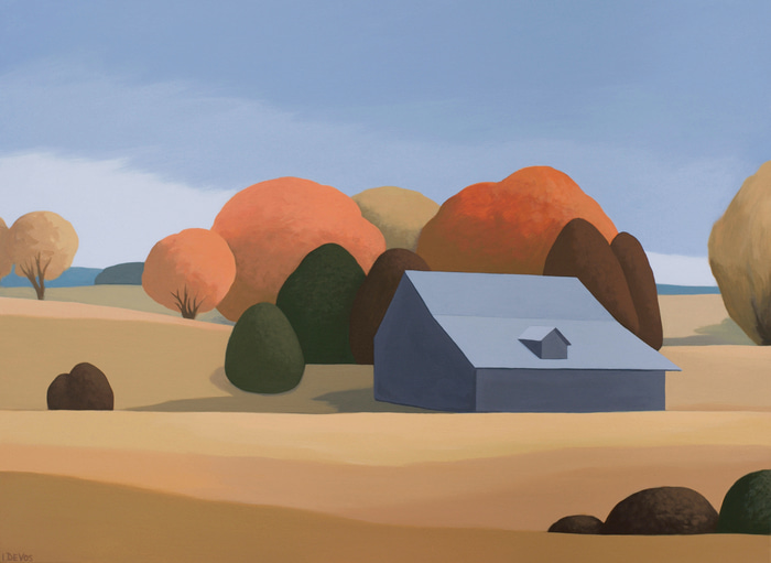 Looking From a Train Window by Isabelle Devos | Lethbridge Gallery