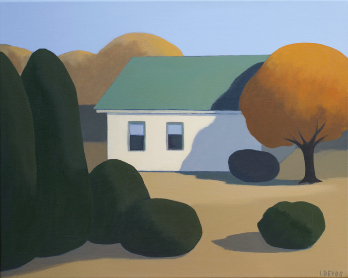 Evening Light in Jeffrey Street by Isabelle Devos | Lethbridge Gallery