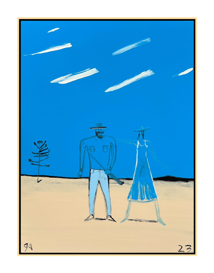 Couple in Landscape 2 by Gary Abkin | Lethbridge Gallery